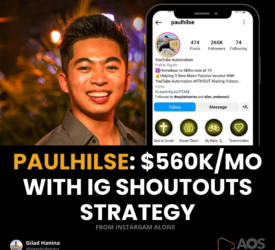 Paul Hilse Testimonial Video 2 - $0 to $560K/month on IG!